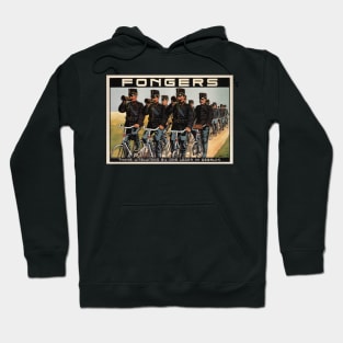 FONGERS Cycles Currently Only Used by Dutch Army Vintage Bicycle Advertisement Hoodie